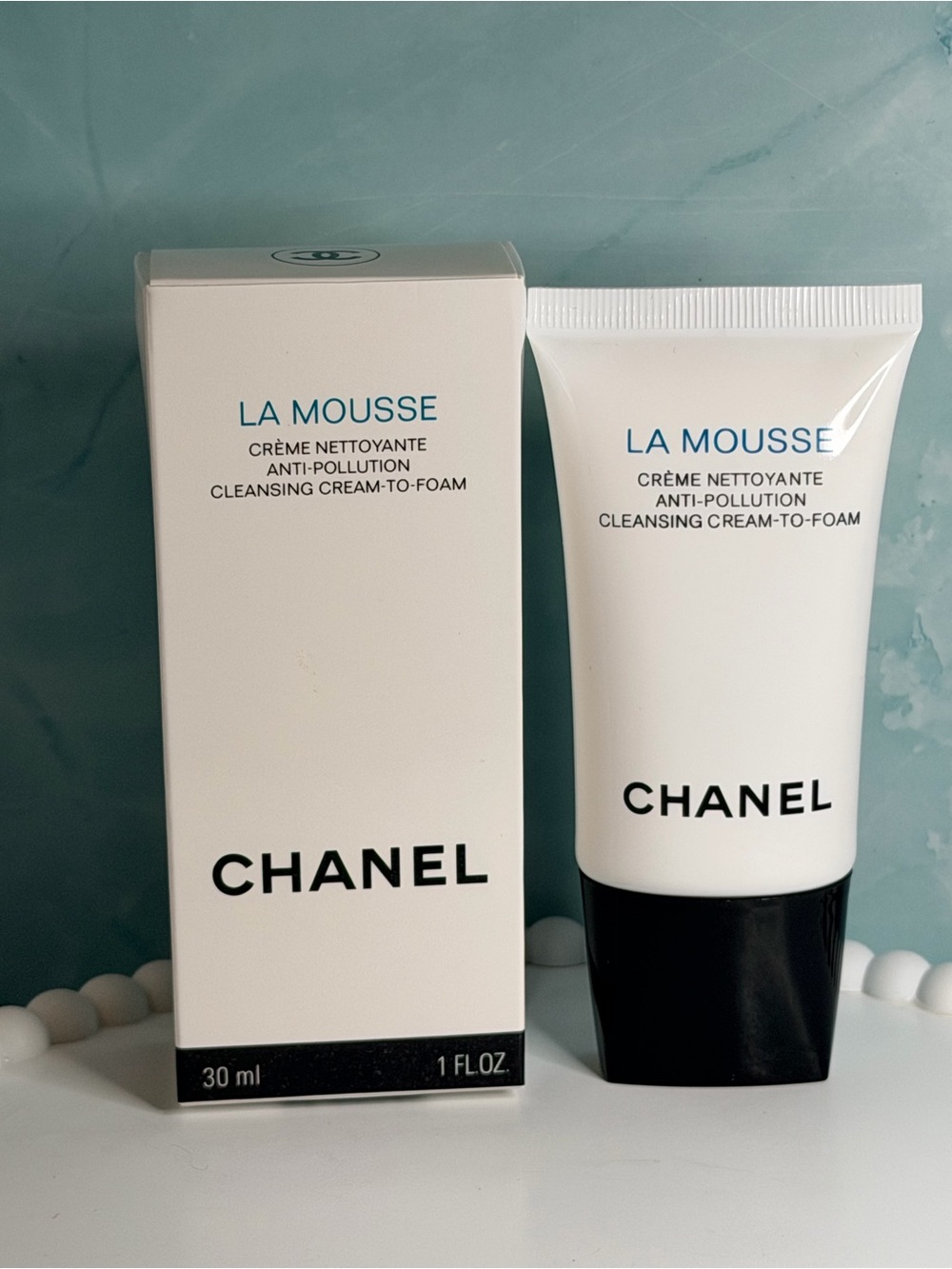 Chanel La Mousse Cleansing Cream-to-Foam - 30ml travel size New in box